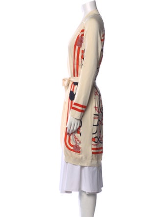 Hermès Silk Printed Robe