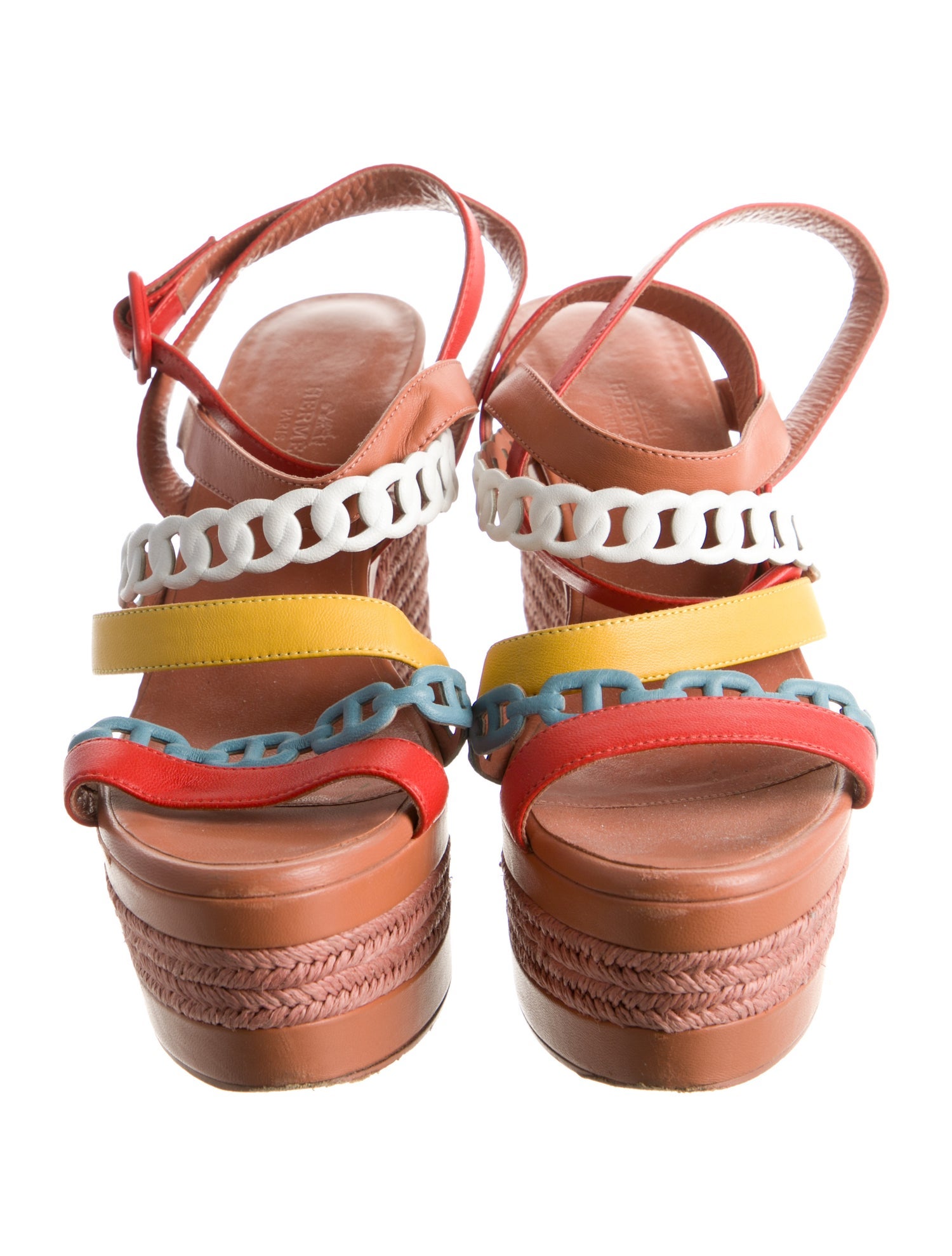 Hermès Chaîne d'Ancre Insignia Lambskin Espadrilles