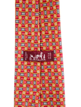 Hermès Silk Patterned Tie