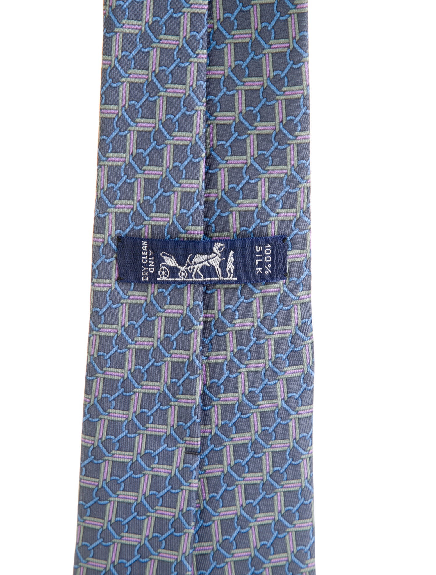 Hermès Silk Patterned Tie