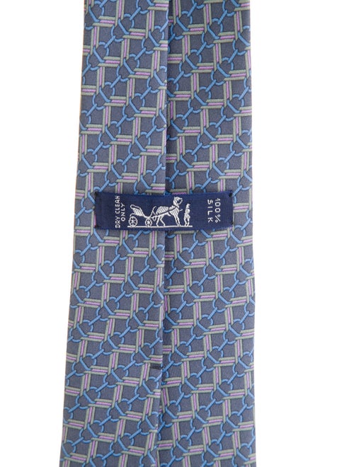 Hermès Silk Patterned Tie