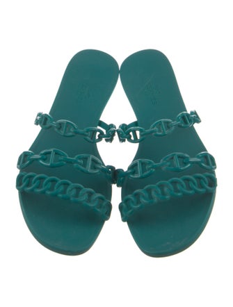 Hermès Rivage Chaîne d'Ancre Insignia Slides