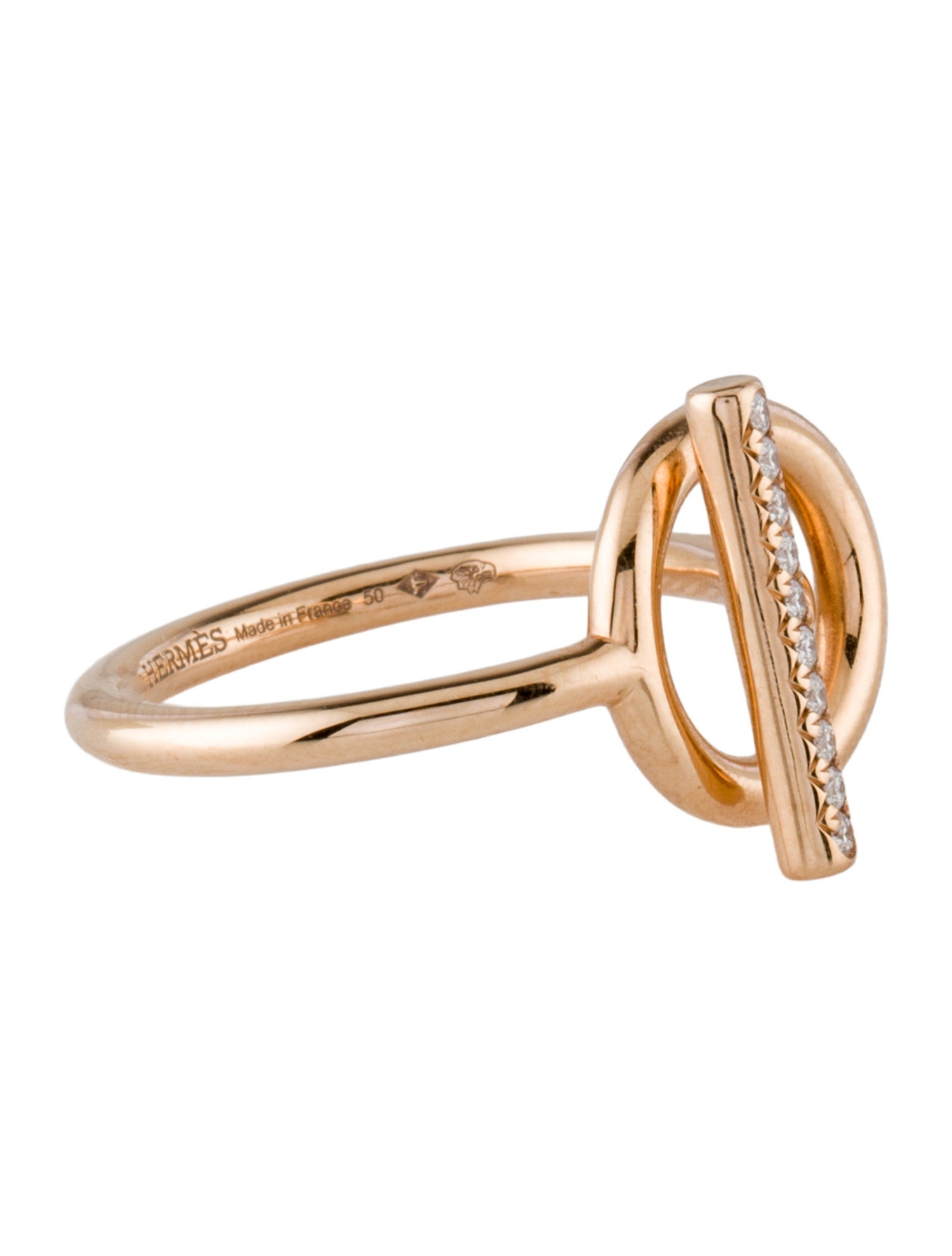 Hermès 18K Diamond Echappee, Small Model, Ring