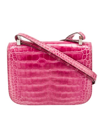 Hermès Shiny Alligator Micro Constance 14