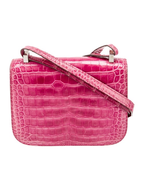 Hermès Shiny Alligator Micro Constance 14