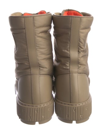 Hermès Parachute Fresh Nylon Combat Boots