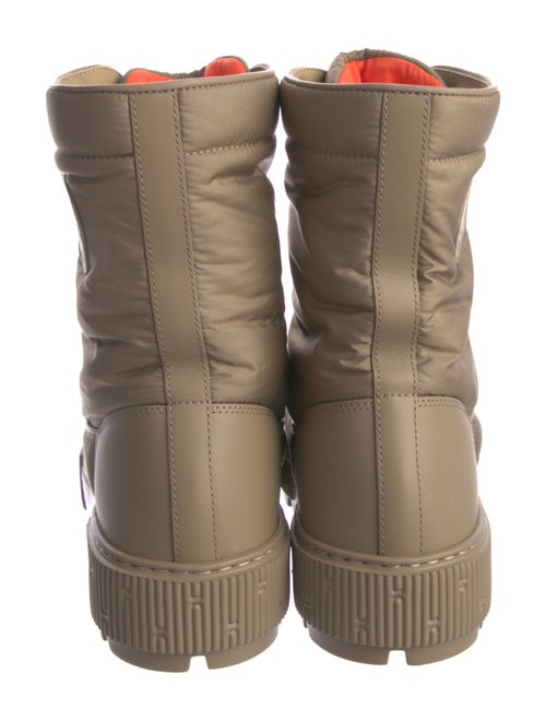Hermès Parachute Fresh Nylon Combat Boots