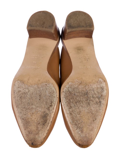 Hermès Leather Mules