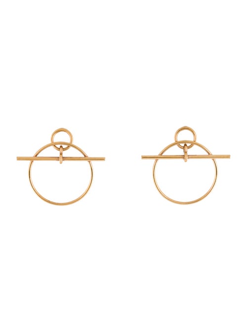 Hermès 18K Loop Earrings, Small Model
