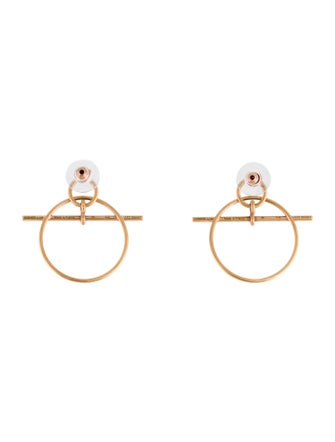 Hermès 18K Loop Earrings, Small Model