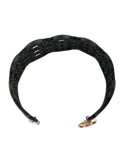 Hermès Wide Caleche Cuff Bracelet