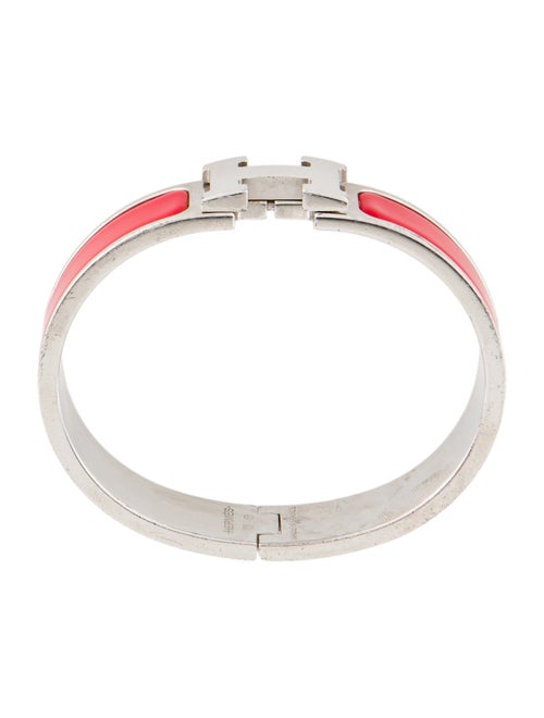 Hermès Enamel Clic Clac H Bangle Bracelet