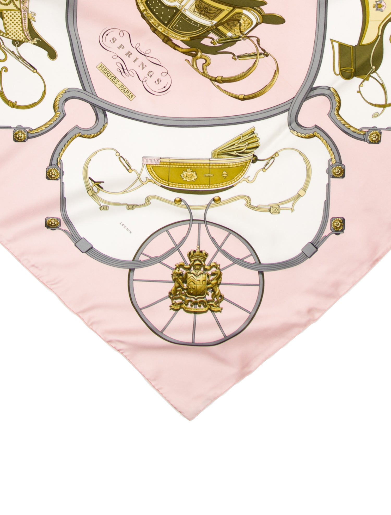 Hermès Springs Silk Scarf