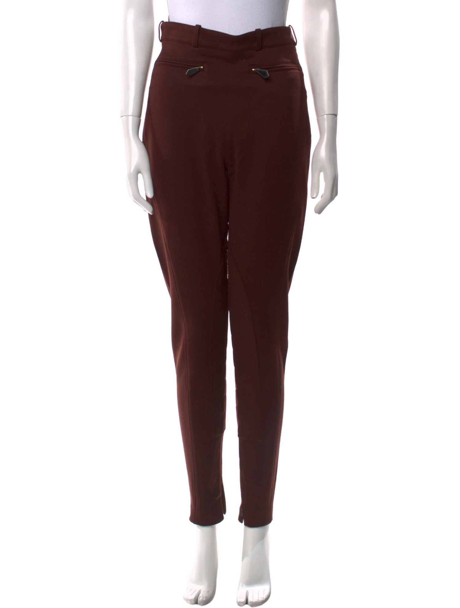 Hermès Wool Skinny Leg Pants