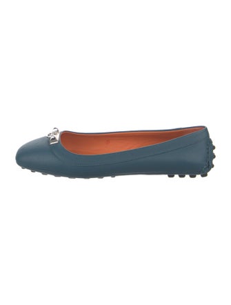 Hermès Liberty Leather Ballet Flats