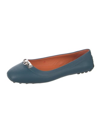 Hermès Liberty Leather Ballet Flats