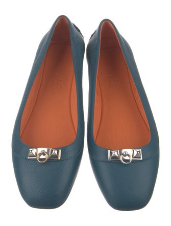 Hermès Liberty Leather Ballet Flats