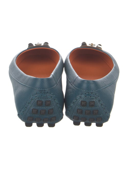 Hermès Liberty Leather Ballet Flats