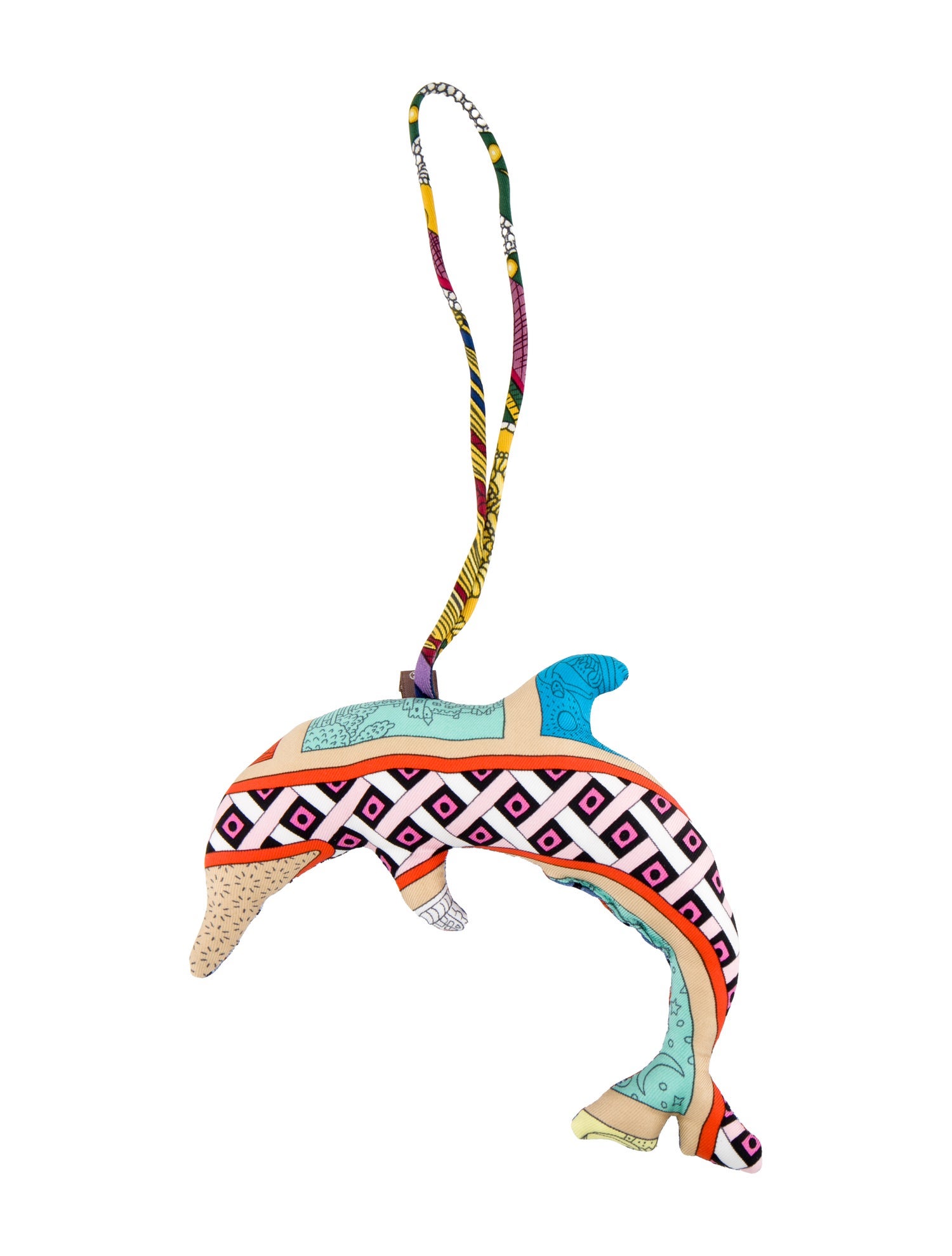 Hermès Petit H Silk Dolphin Bag Charm