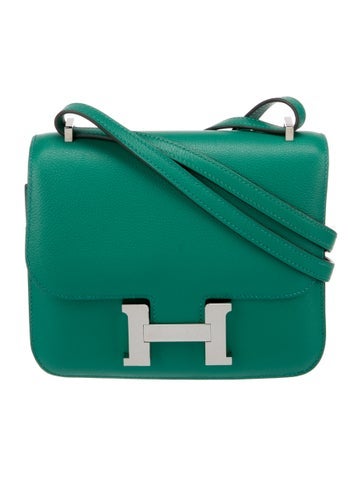Hermès Crossbody Bags Evercolor Mini Constance 18