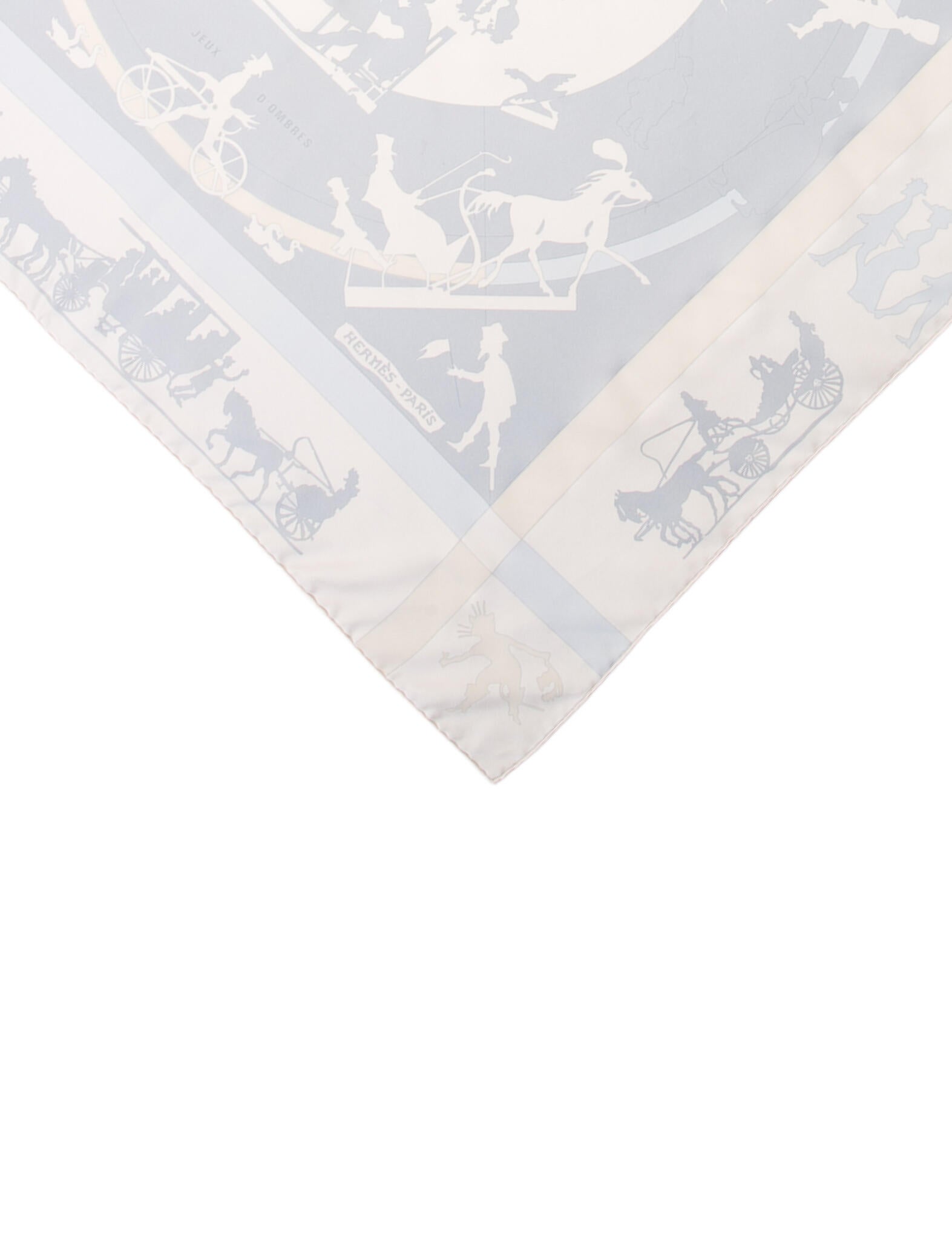 Hermès Jeux D'Ombres Silk Scarf