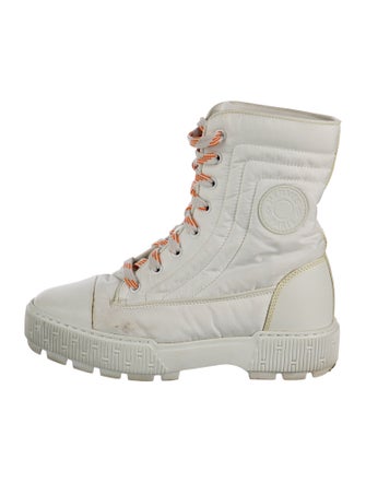 Hermès Fresh Nylon Combat Boots