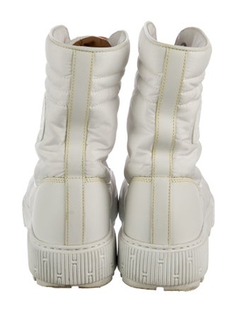 Hermès Fresh Nylon Combat Boots