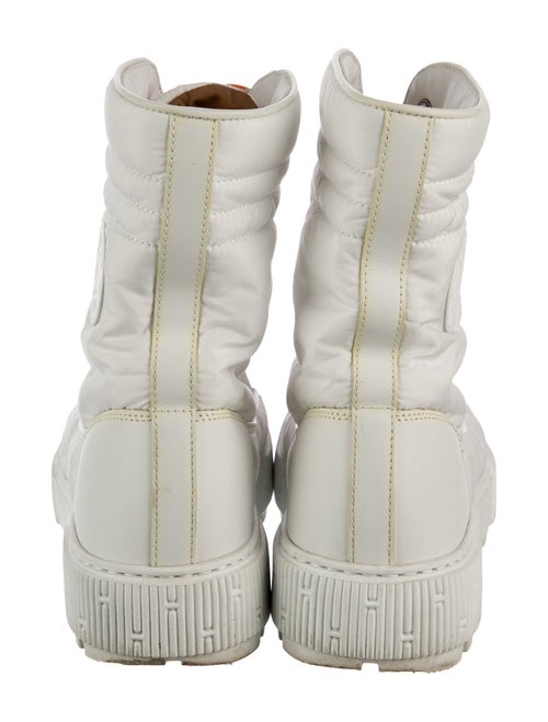 Hermès Fresh Nylon Combat Boots
