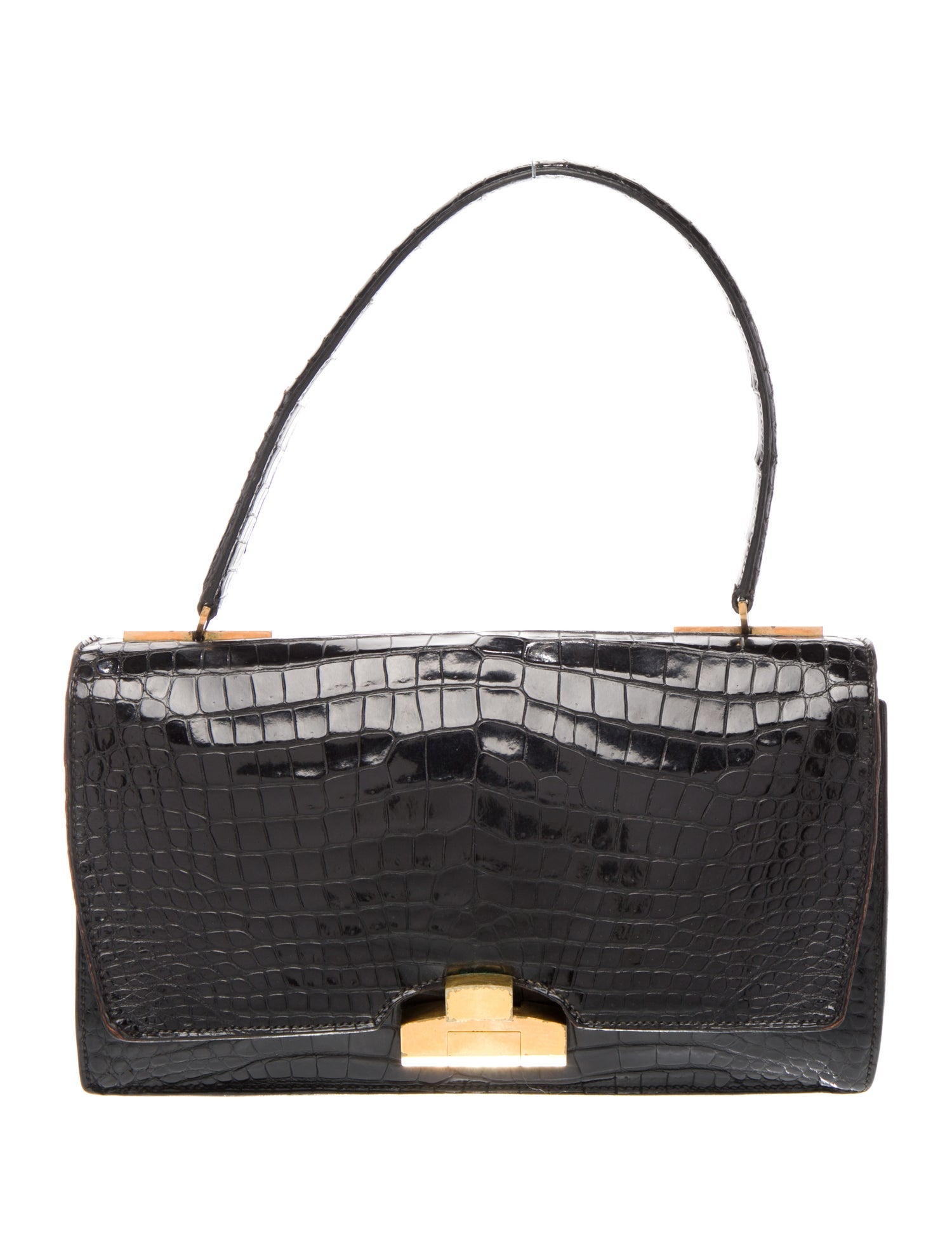 Hermès Crocodile Lido Shoulder Bag