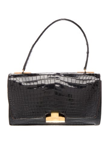 Hermès Shoulder Bags Crocodile Lido Bag