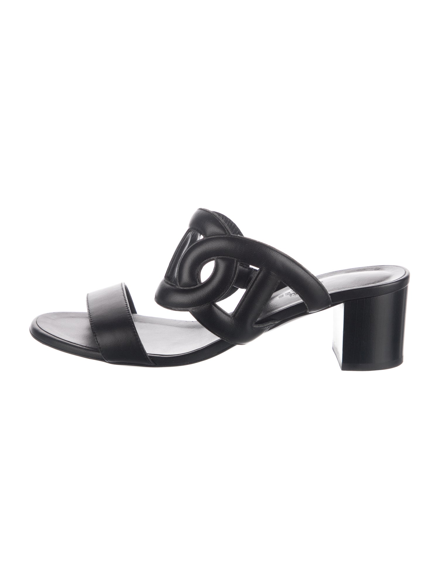 Hermès Bikini Leather Slides