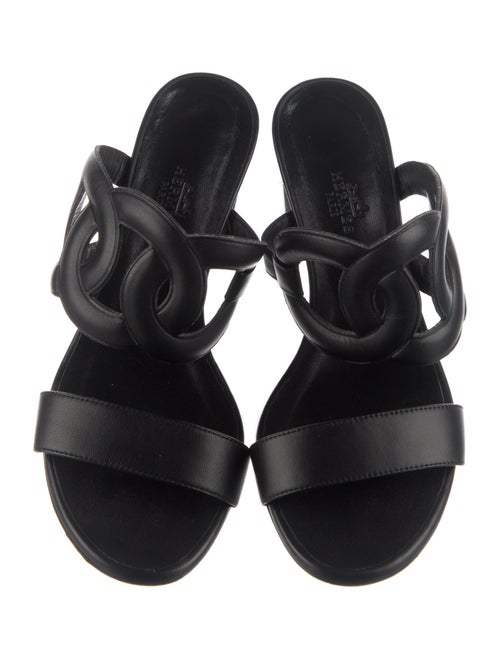 Hermès Bikini Leather Slides