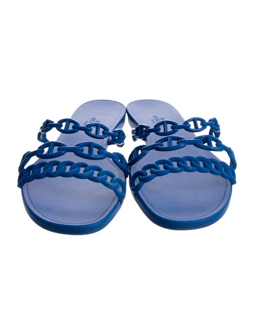 Hermès Chaîne d'Ancre Insignia Rubber Slides