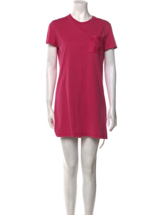 Hermès Crew Neck Mini Dress