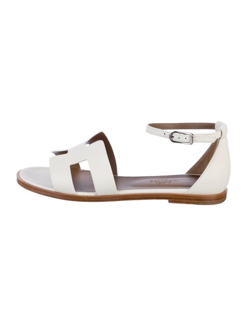 Hermès Santorini H Logo Sandals
