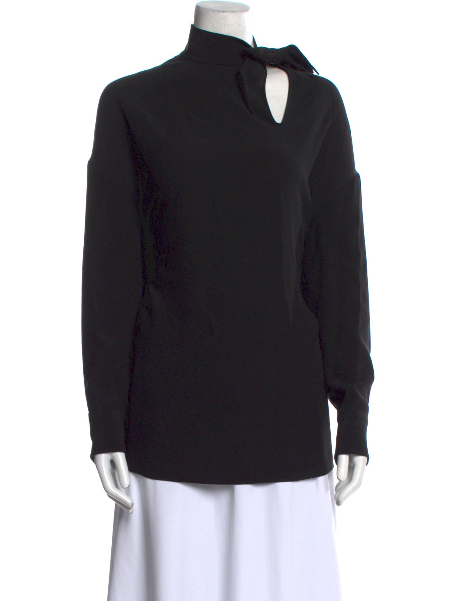 Hermès Silk Mock Neck Sweatshirt