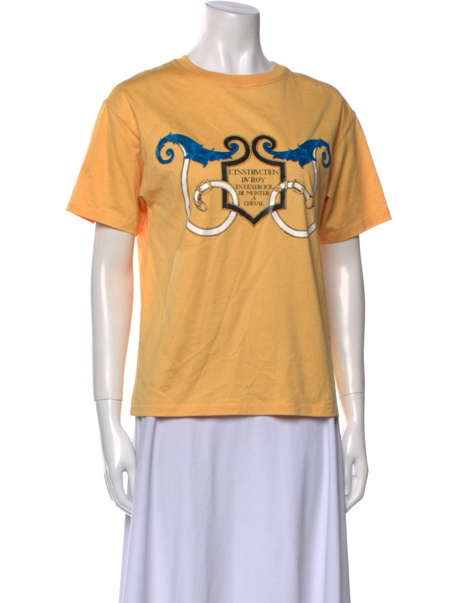 Hermès Graphic Print Crew Neck T-Shirt