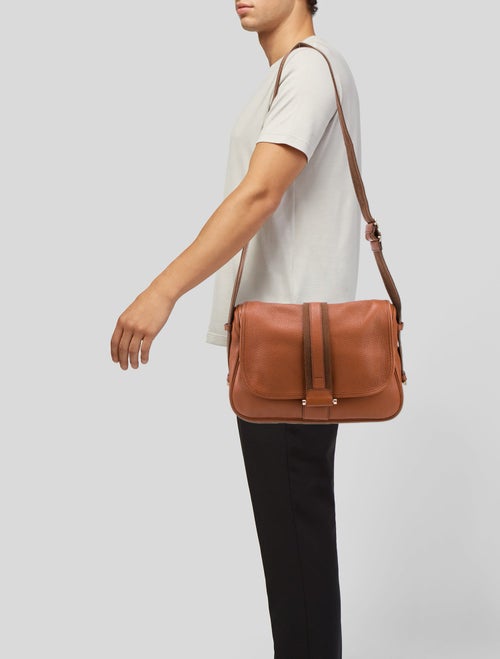 Hermès Clemence Bourlingue Messenger Bag