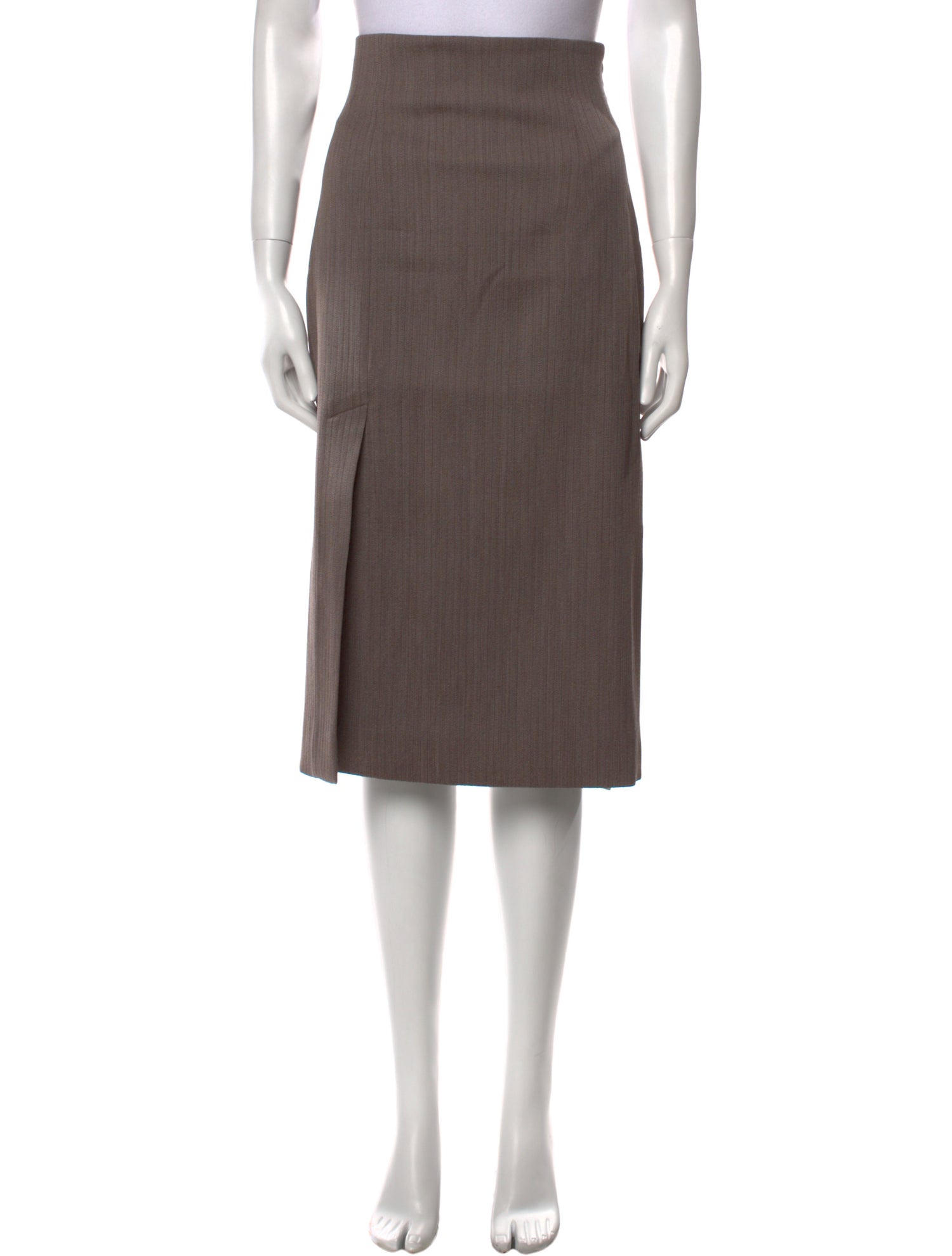 Hermès Virgin Wool Knee-Length Skirt