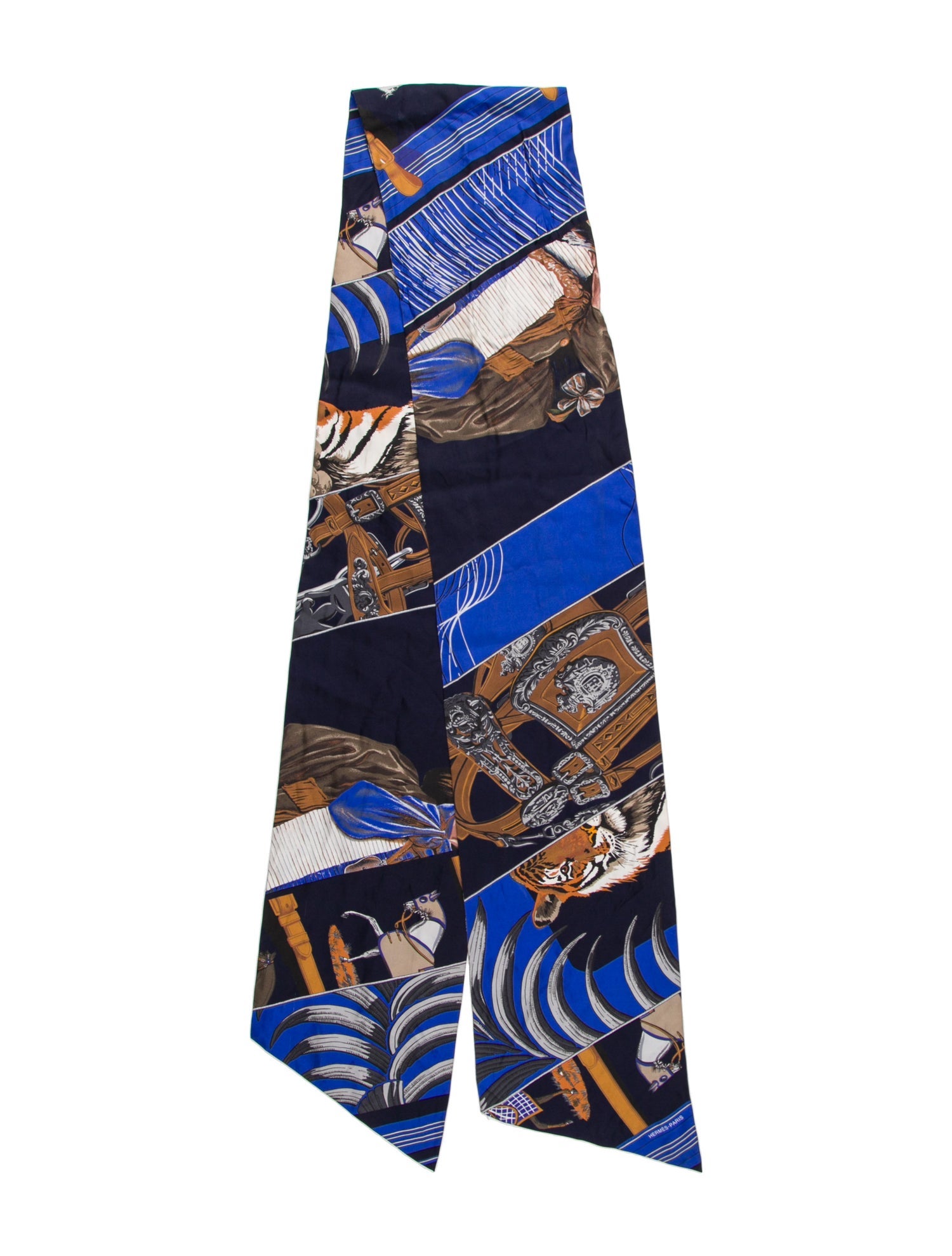 Hermès Carré en Carrés Maxi Silk Twilly Scarf