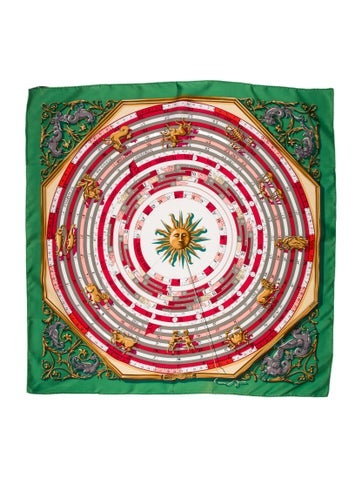 Hermès Scarves and Shawls Dies Et Hore Silk Scarf 90cm