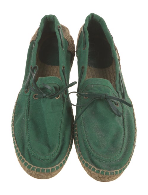 Hermès Canvas Bow Accents Espadrilles