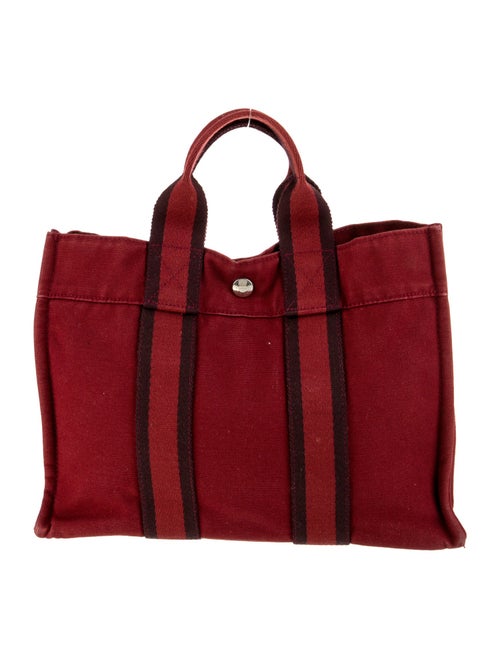 Hermès Toile Fourre-Tout PM