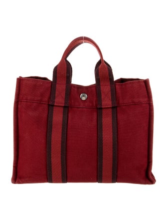 Hermès Toile Fourre-Tout PM