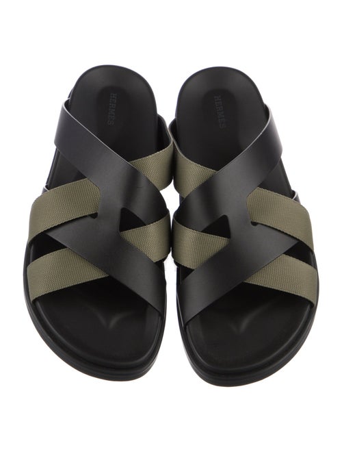 Hermès Kazimir Leather Slides