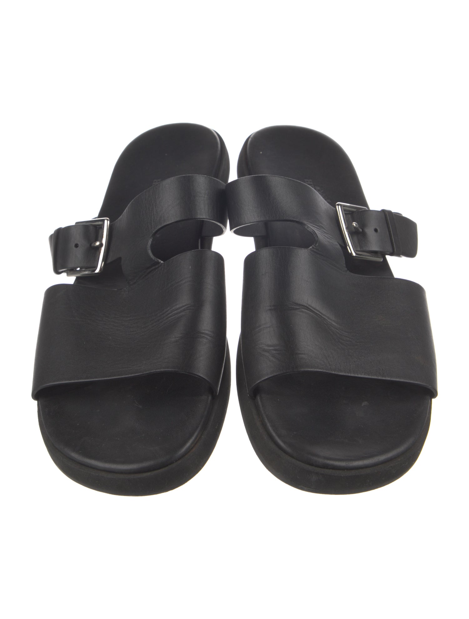 Hermès Leather Slides