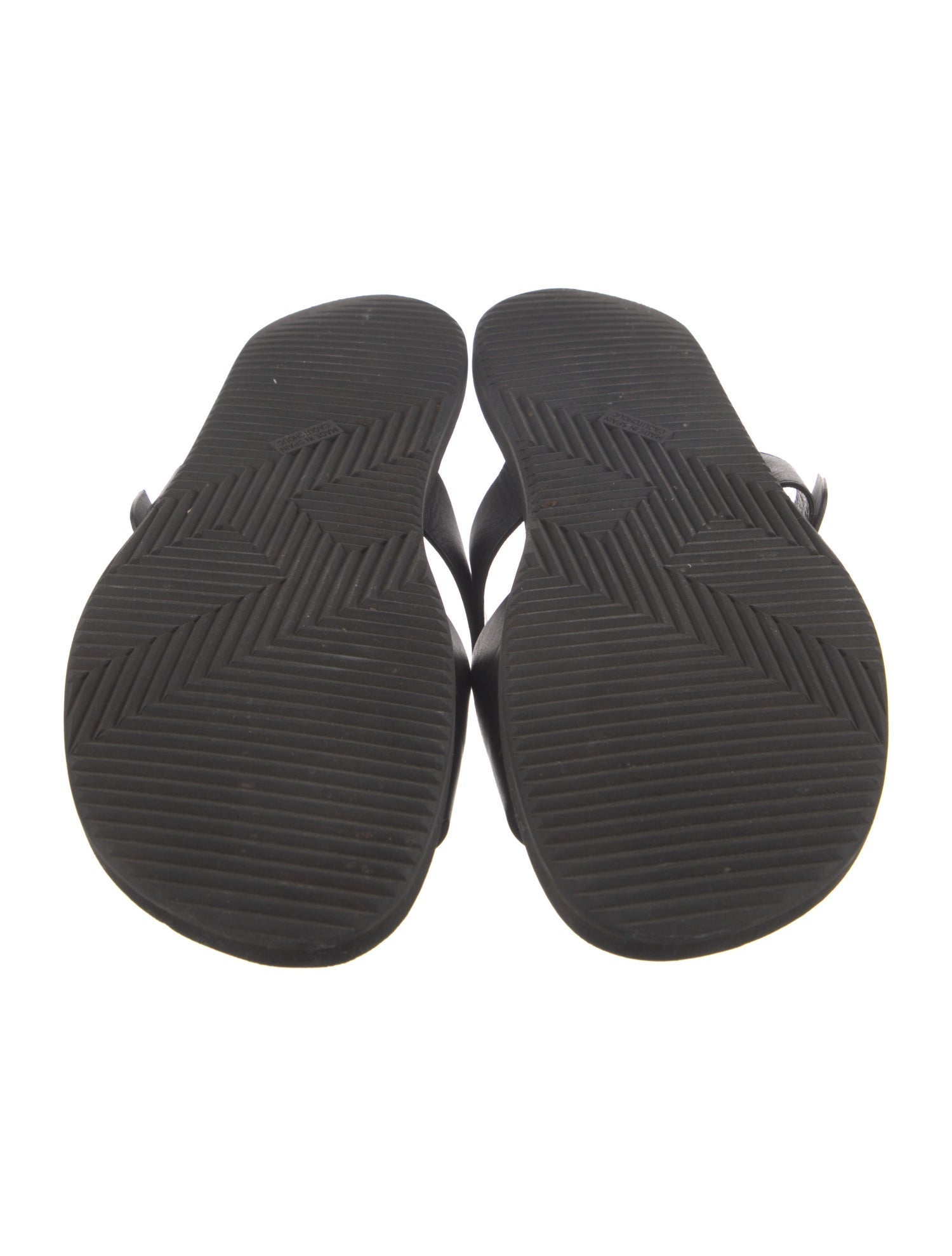 Hermès Leather Slides