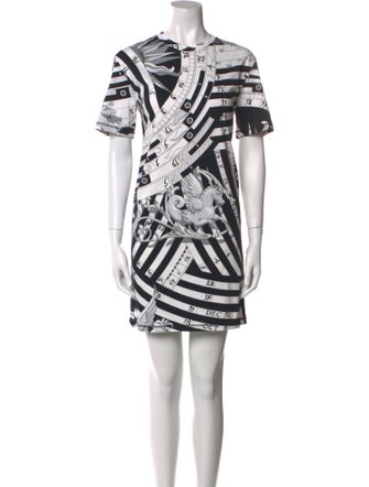 Hermès Printed Mini Dress