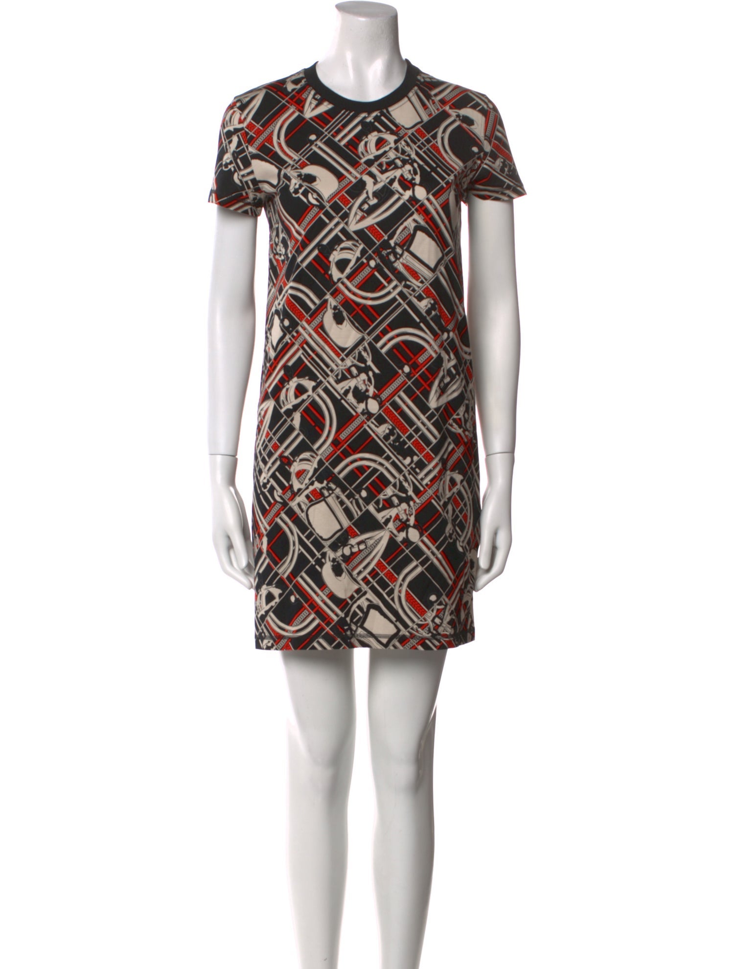 Hermès Printed Mini Dress