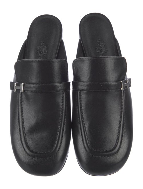 Hermès Iena H Logo Mules